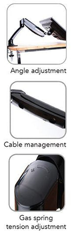 Image of Gladius Monitor Mount Arms For Your Office and Gaming