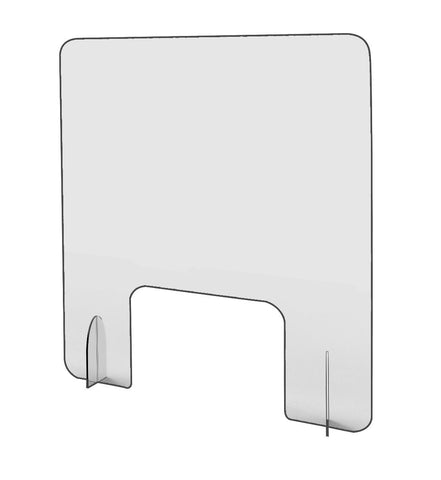 Image of Clear Lookout Sneeze Guard Screen For Your Business