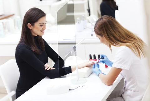 Image of Clear Lookout Sneeze Guard Screen For Your Business