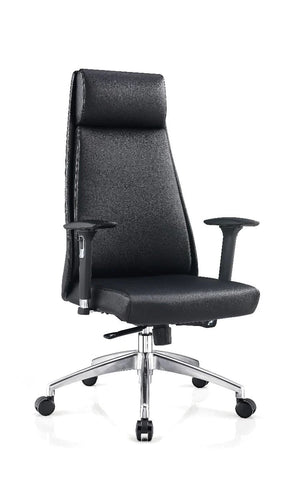 Image of McKinley Ergonomic Executive High Back PU Leather Chair Office Boardroom
