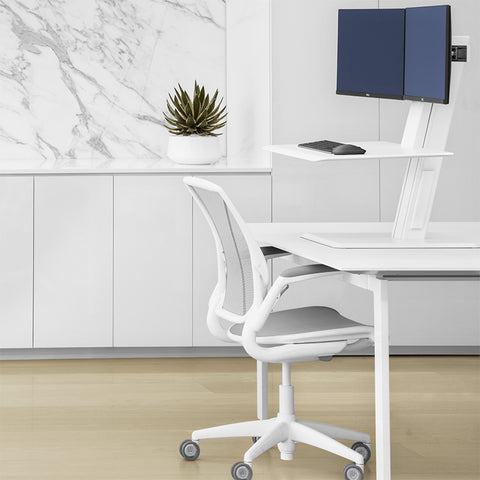 Image of Humanscale Monitor Quickstand Standing Desk Riser Workstation - Buy Online Now At Active Offices