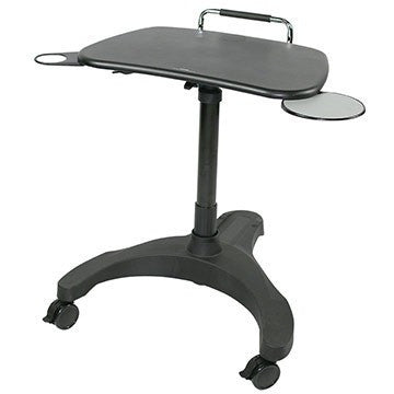 Image of Height Adjustable Laptop Trolley Standing Desk. - Buy Online Now At Active Offices