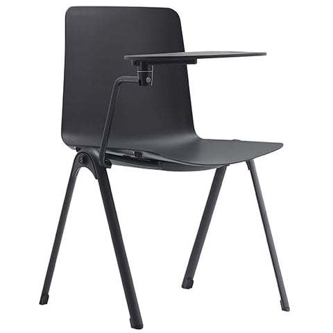 Image of Aria School Office Stackable Chairs With Tablet Arm