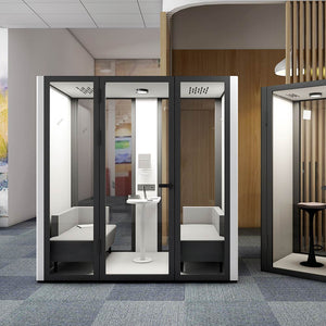 B.Quiet 2-4 Person Acoustic Meeting Pod