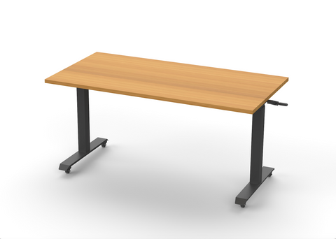 Image of Boost Crank Manual Height Adjustable Flip Standing Desk