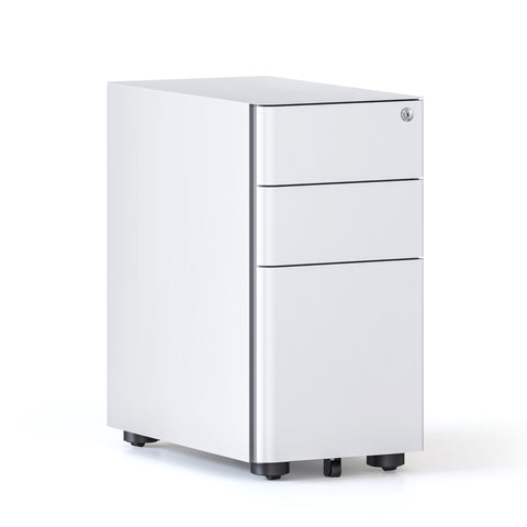Image of Eternity Slimline Mobile Pedestal Filing Office Desk Drawers