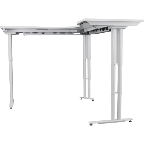 Image of Arise Electrical Corner Height Adjustable Standing Desktop - Buy Online Now At Active Offices