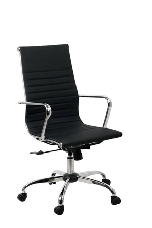 Exeter PU Leather High Back Office Chair