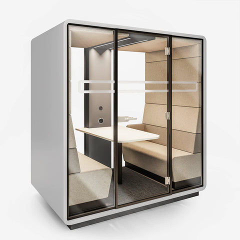 Image of Hush 4 Person Office Acoustic Meeting Pod