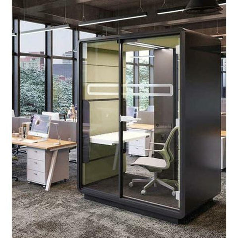 Image of Hush Sit Stand Work Office Acoustic Pod