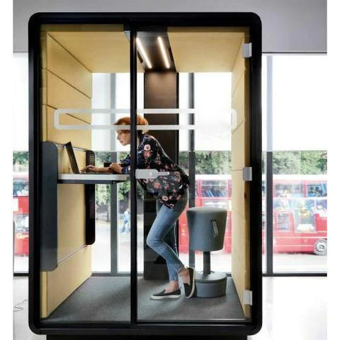 Image of Hush Sit Stand Work Office Acoustic Pod