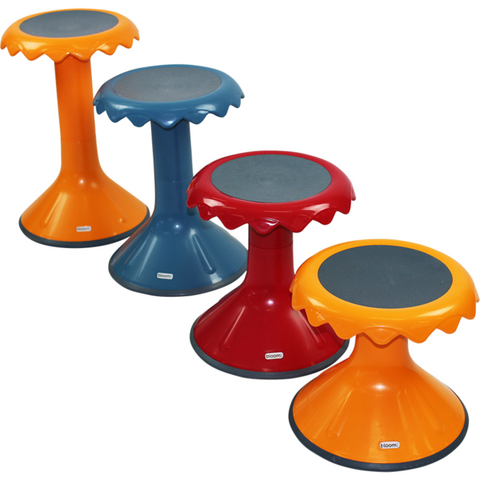 Image of 3 Package Bloom Classroom Learning Aid Wobble Sensory Student Stool Set - Buy Online Now At Active Offices