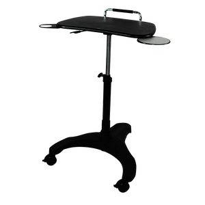 Height Adjustable Laptop Trolley Standing Desk. - Buy Online Now At Active Offices