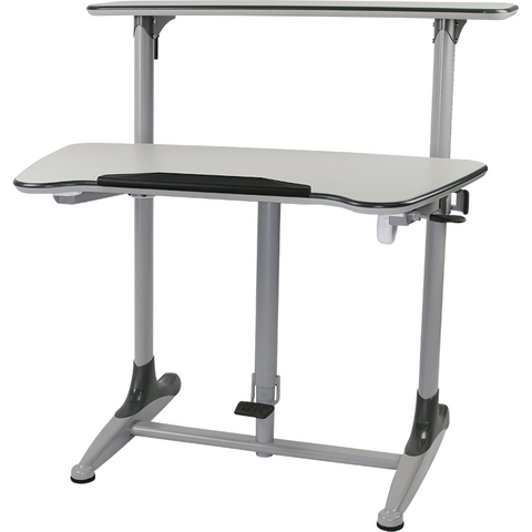 Image of Taskmaster Height Adjustable Two Surface Tilt Standing Desk - Buy Online Now At Active Offices