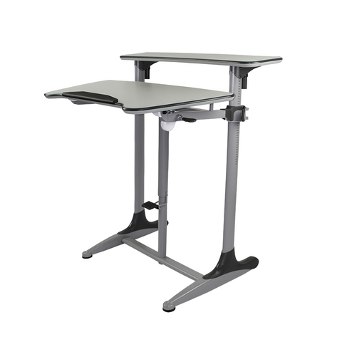 Image of Taskmaster Height Adjustable Two Surface Tilt Standing Desk - Buy Online Now At Active Offices