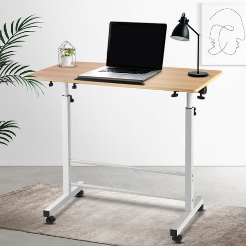 Image of Height Adjustable Standing Portable Mobile Laptop Desk - Buy Online Now At Active Offices