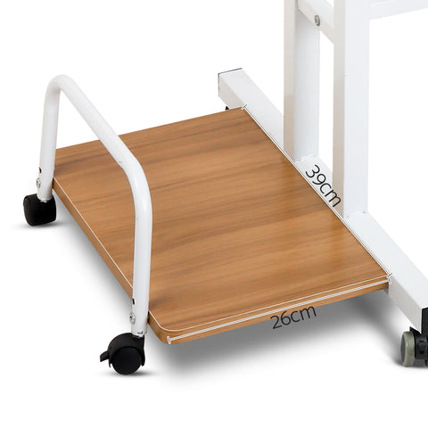 Image of Dual Portable Standing Desk Trolley - Buy Online Now At Active Offices
