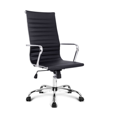 Image of Eames Replica Office Chair Computer Seating Mid High Back White or Black - Buy Online Now At Active Offices