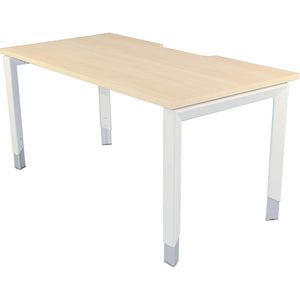 Manual Height Adjustable Rectangular Office Desk - Buy Online Now At Active Offices