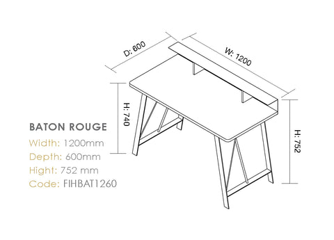 Image of Modern Baton Rouge Office Computer Desk