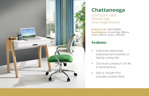 Image of Stylish Chattanooga Home Office Computer Desk