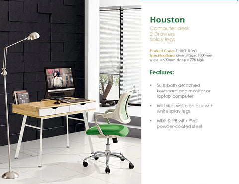 Image of Stylish Houston Home Office Computer Desk