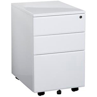 Image of Metal Mobile 2 Drawer & 1 File Drawer Pedestal - Buy Online Now At Active Offices