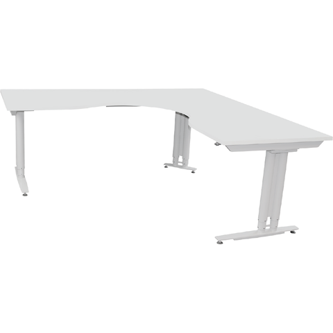 Image of Arise Electrical Corner Height Adjustable Standing Desktop - Buy Online Now At Active Offices