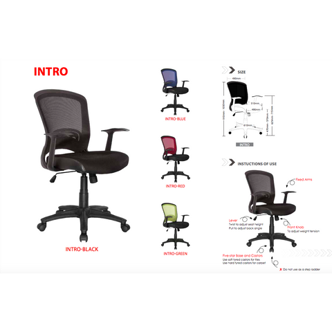 Image of Ergonomic Intro Task Office Chair - Buy Online Now At Active Offices
