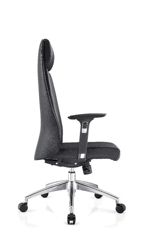 Image of McKinley Ergonomic Executive High Back PU Leather Chair Office Boardroom