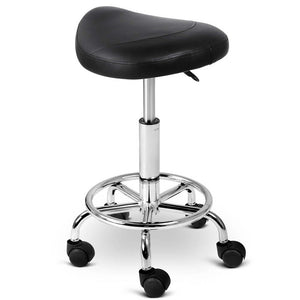 Vegan PU Leather Swivel Saddle Stool - Buy Online Now At Active Offices
