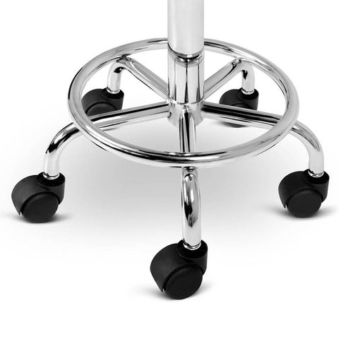 Image of Vegan PU Leather Swivel Saddle Stool - Buy Online Now At Active Offices