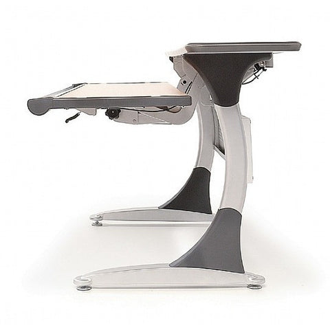 Image of Split Surface Height Adjustable Stand Up Workstation - Buy Online Now At Active Offices